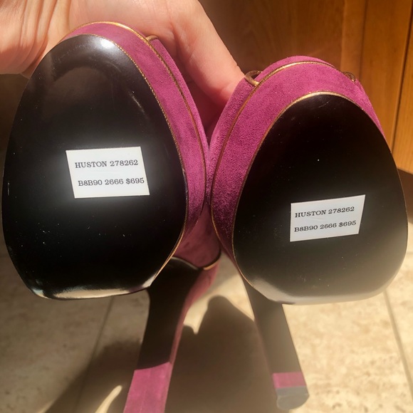 GUCCI HOUSTON PEEP TOE PUMP - Picture 8 of 8